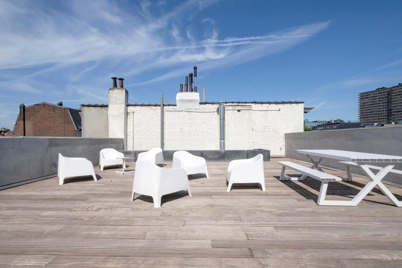 Studios With City View Brussel Bagian luar foto